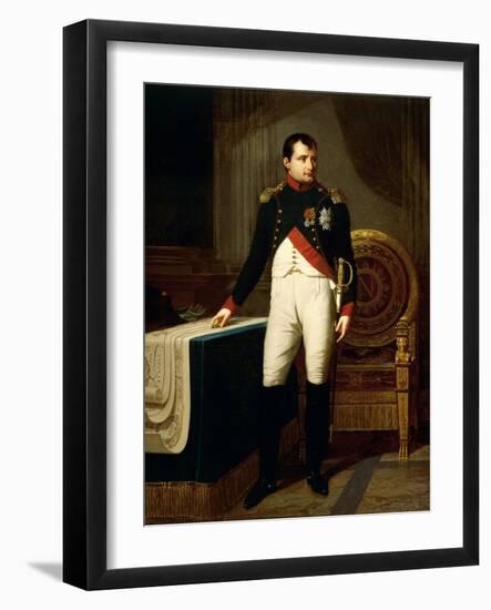 Napoleon Bonaparte's Portrait, 1809-Robert Lefevre-Framed Giclee Print