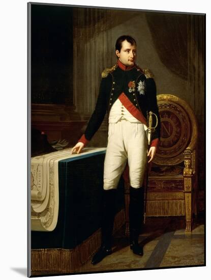 Napoleon Bonaparte's Portrait, 1809-Robert Lefevre-Mounted Giclee Print