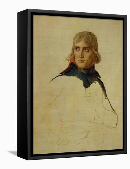 Napoleon Bonaparte, Study (1797/98)-Jacques-Louis David-Framed Premier Image Canvas
