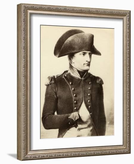 NAPOLEON Bonaparte --Louis Eugene Gabriel Isabey-Framed Giclee Print