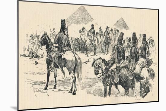 Napoleon Buonaparte at the Battle of the Pyramids, 1798, (1884)-Richard Caton II Woodville-Mounted Giclee Print