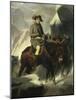 Napoleon Crossing the Alps, 1848-Paul Delaroche-Mounted Giclee Print