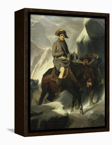 Napoleon Crossing the Alps, 1848-Paul Delaroche-Framed Premier Image Canvas