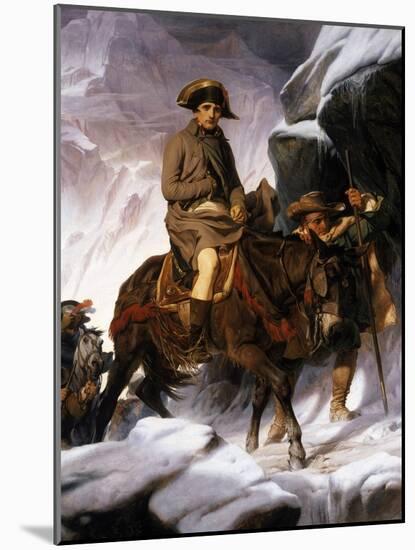 Napoleon Crossing the Alps, 1850-Hippolyte Delaroche-Mounted Giclee Print