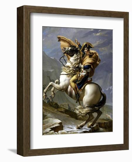 Napoleon Crossing the Alps, c.1800-Jacques-Louis David-Framed Giclee Print