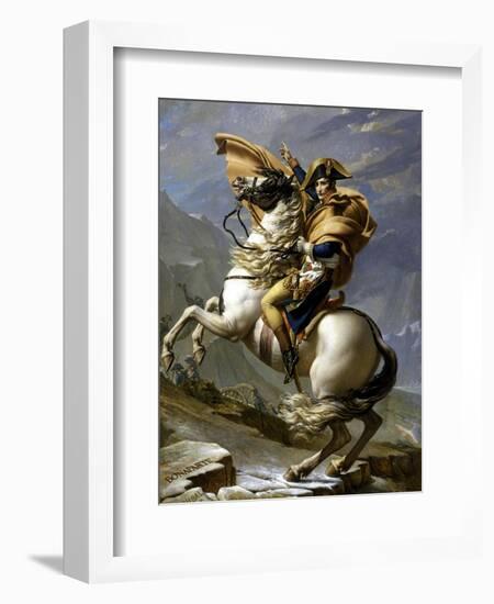 Napoleon Crossing the Alps, c.1800-Jacques-Louis David-Framed Giclee Print