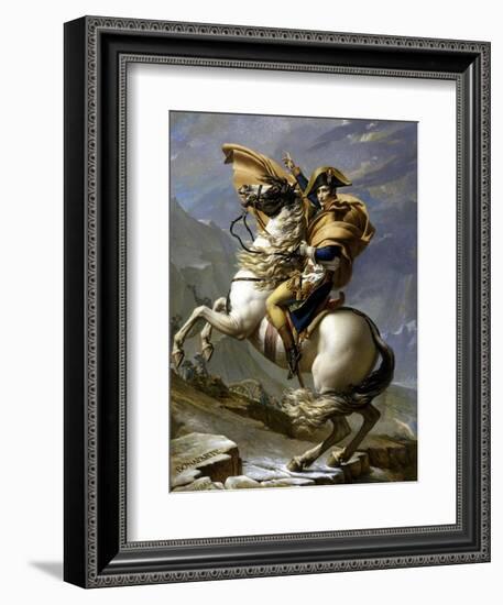 Napoleon Crossing the Alps, c.1800-Jacques-Louis David-Framed Giclee Print