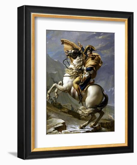 Napoleon Crossing the Alps, c.1800-Jacques-Louis David-Framed Giclee Print