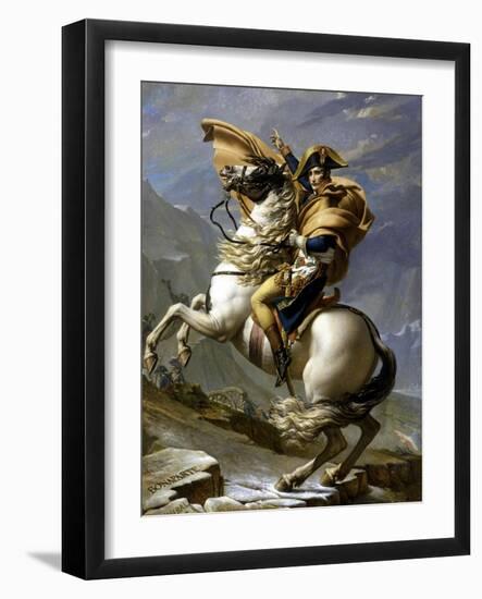 Napoleon Crossing the Alps, c.1800-Jacques-Louis David-Framed Giclee Print