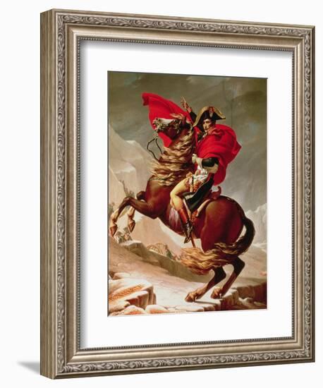 Napoleon Crossing the Alps, circa 1800-Jacques-Louis David-Framed Giclee Print