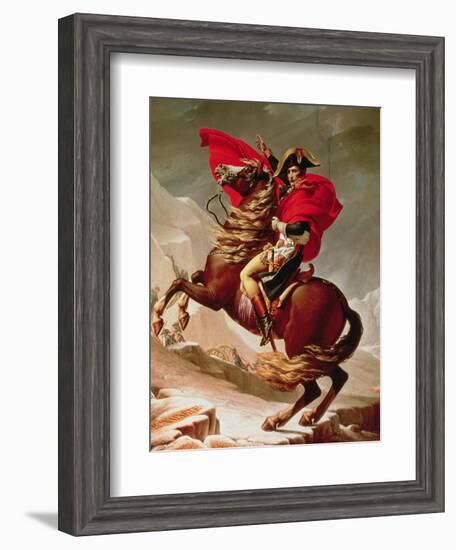 Napoleon Crossing the Alps, circa 1800-Jacques-Louis David-Framed Giclee Print