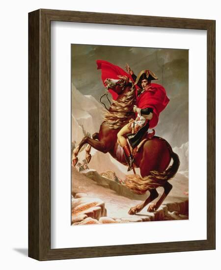 Napoleon Crossing the Alps, circa 1800-Jacques-Louis David-Framed Giclee Print