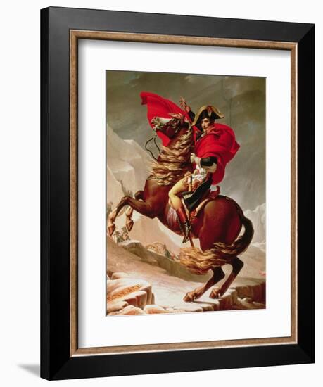 Napoleon Crossing the Alps, circa 1800-Jacques-Louis David-Framed Giclee Print