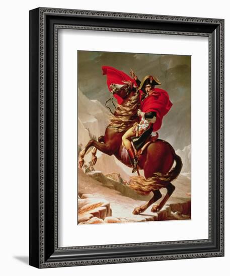 Napoleon Crossing the Alps, circa 1800-Jacques-Louis David-Framed Giclee Print