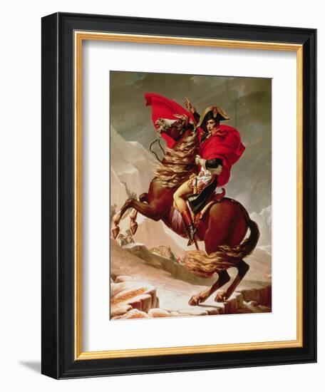 Napoleon Crossing the Alps, circa 1800-Jacques-Louis David-Framed Giclee Print