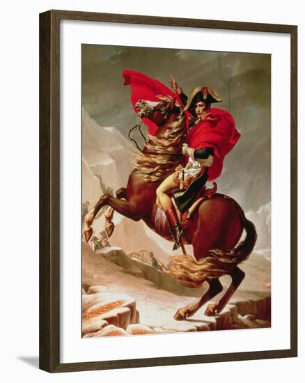 Napoleon Crossing the Alps, circa 1800-Jacques-Louis David-Framed Giclee Print