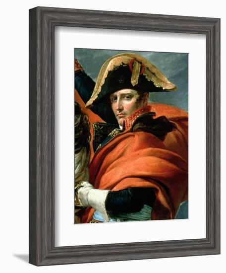 Napoleon Crossing the Alps on 20th May 1800, 1803-Jacques-Louis David-Framed Giclee Print