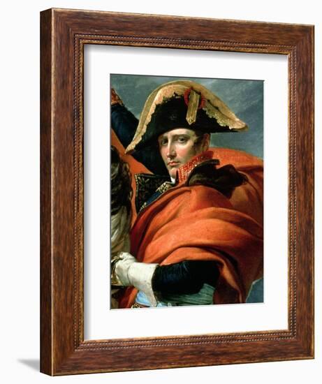 Napoleon Crossing the Alps on 20th May 1800, 1803-Jacques-Louis David-Framed Giclee Print