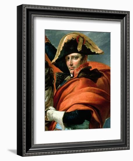 Napoleon Crossing the Alps on 20th May 1800, 1803-Jacques-Louis David-Framed Giclee Print