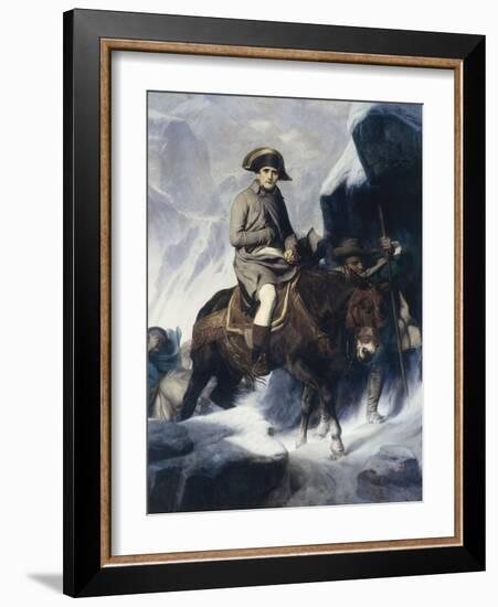 Napoleon Crossing the Alps-Paul Delaroche-Framed Giclee Print