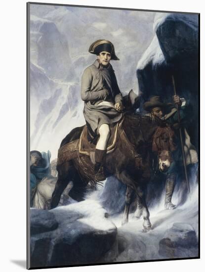 Napoleon Crossing the Alps-Paul Delaroche-Mounted Giclee Print