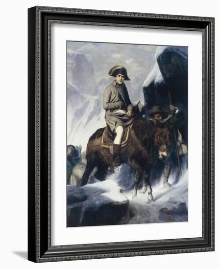 Napoleon Crossing the Alps-Paul Delaroche-Framed Giclee Print