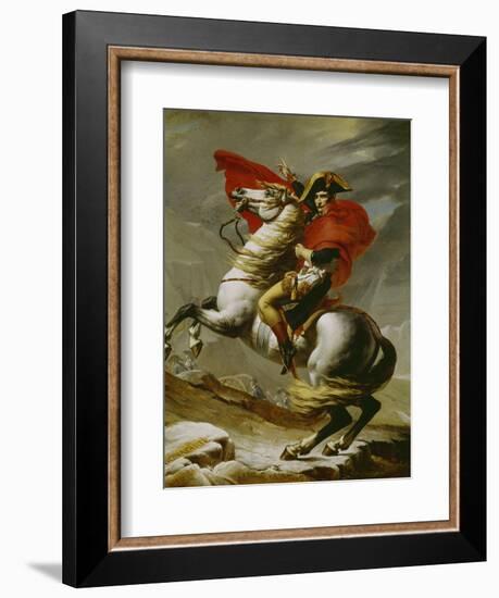 Napoleon Crossing the Alps-Jacques-Louis David-Framed Giclee Print