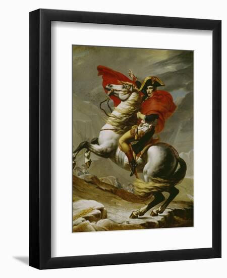 Napoleon Crossing the Alps-Jacques-Louis David-Framed Giclee Print