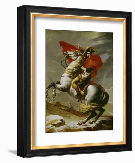 Napoleon Crossing the Alps-Jacques-Louis David-Framed Giclee Print