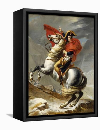 Napoleon Crossing the Grand Saint-Bernard Pass, 20 May 1800, 1802-Jacques-Louis David-Framed Premier Image Canvas