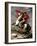 Napoleon Crossing the Saint Bernard-Jacques-Louis David-Framed Art Print