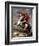 Napoleon Crossing the Saint Bernard-Jacques-Louis David-Framed Art Print