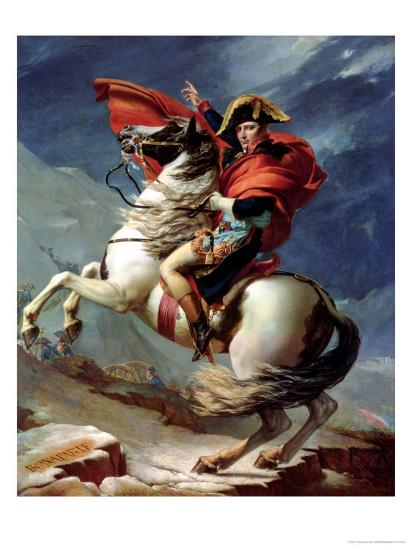 Napoleon Crossing The St Bernard Pass C 1801 Giclee Print Jacques Louis David Art Com