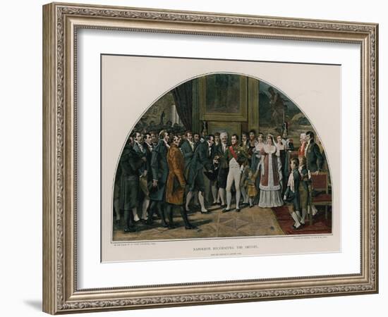 Napoleon Decorating the Artists-Adolphe Yvon-Framed Giclee Print