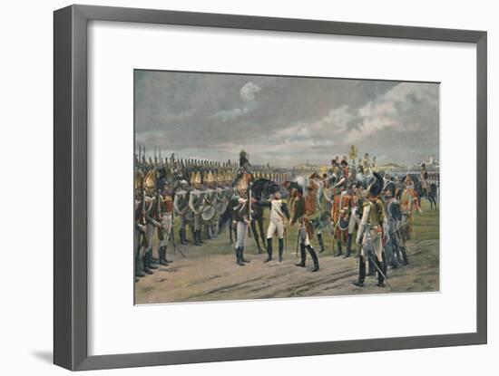'Napoleon Decorating The Russian Grenadier at Tilsitt', 1807, (1896)-Unknown-Framed Giclee Print