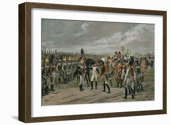 Napoleon Decorating the Russian Grenadier at Tilsitt-null-Framed Giclee Print