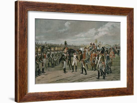 Napoleon Decorating the Russian Grenadier at Tilsitt-null-Framed Giclee Print