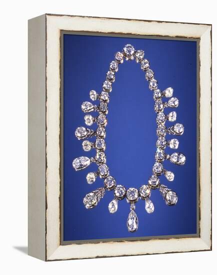 Napoleon Diamond Necklace-null-Framed Premier Image Canvas