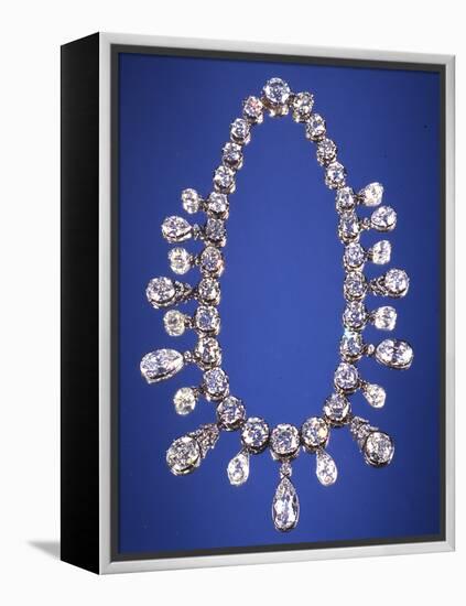 Napoleon Diamond Necklace-null-Framed Premier Image Canvas