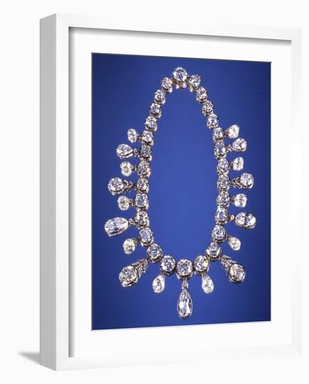 Napoleon Diamond Necklace-null-Framed Photographic Print