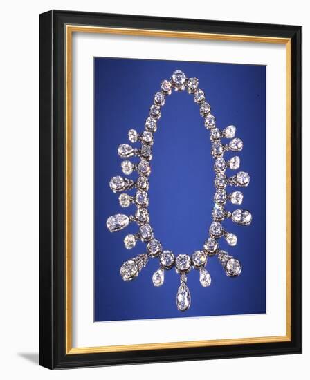 Napoleon Diamond Necklace-null-Framed Photographic Print