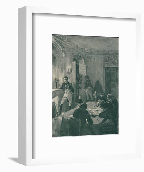 'Napoleon Dictating To His Secretaries', 1896-Unknown-Framed Giclee Print