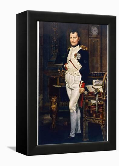 Napoleon Emperor Circa 1804-Jacques-Louis David-Framed Premier Image Canvas