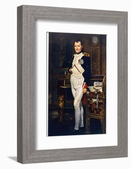 Napoleon Emperor Circa 1804-Jacques-Louis David-Framed Photographic Print