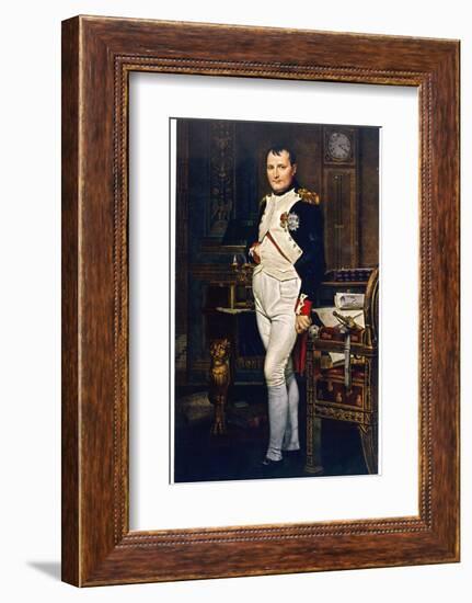 Napoleon Emperor Circa 1804-Jacques-Louis David-Framed Photographic Print