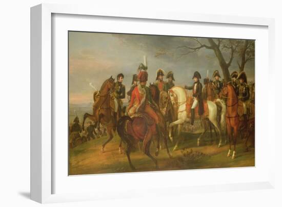 Napoleon Giving Orders Before the Battle of Austerlitz, 2nd December 1805, 1808-Antoine Charles Horace Vernet-Framed Giclee Print