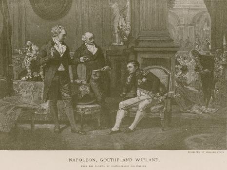 Napoleon, Goethe and Wieland' Giclee Print | Art.com
