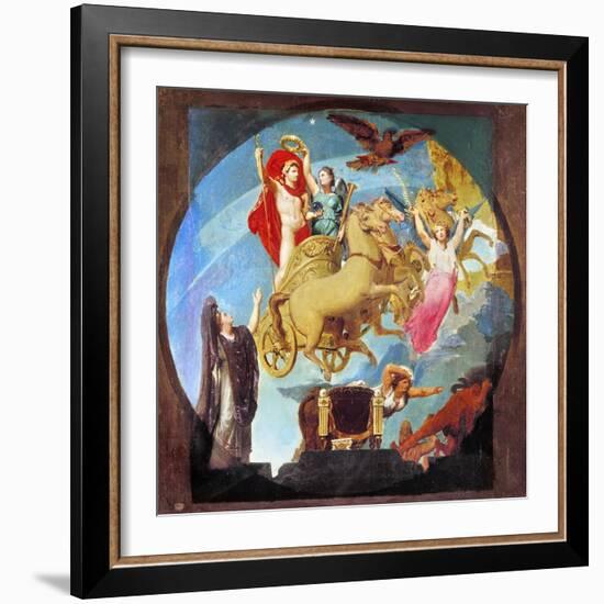 Napoleon I (1769-1821)-Jean-Auguste-Dominique Ingres-Framed Giclee Print