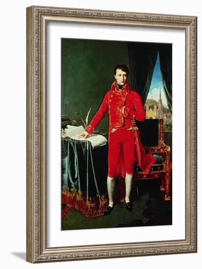 Napoleon I Bonaparte (1769-1821)-Jean-Auguste-Dominique Ingres-Framed Giclee Print