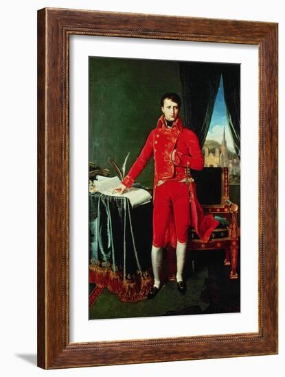 Napoleon I Bonaparte (1769-1821)-Jean-Auguste-Dominique Ingres-Framed Giclee Print